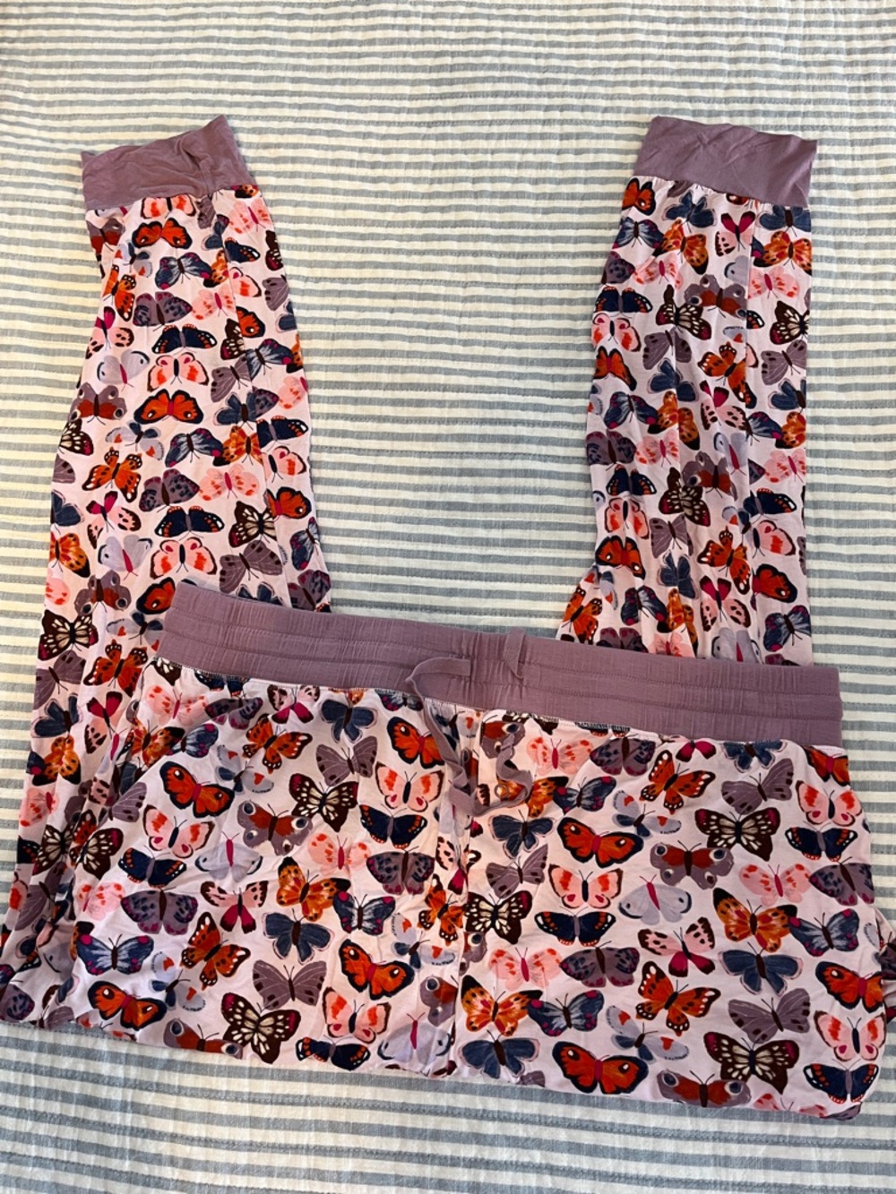 Little Sleepies Lavender Butterfly Print Pajama Pants